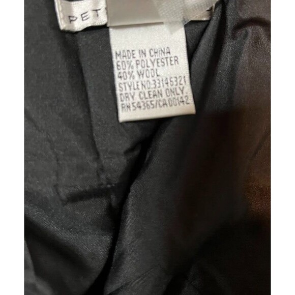 Peter Nygard Skirt 10 Wool Blend Pencil Snakeskin Print Black Gray Corpcore Chic - Picture 6 of 6